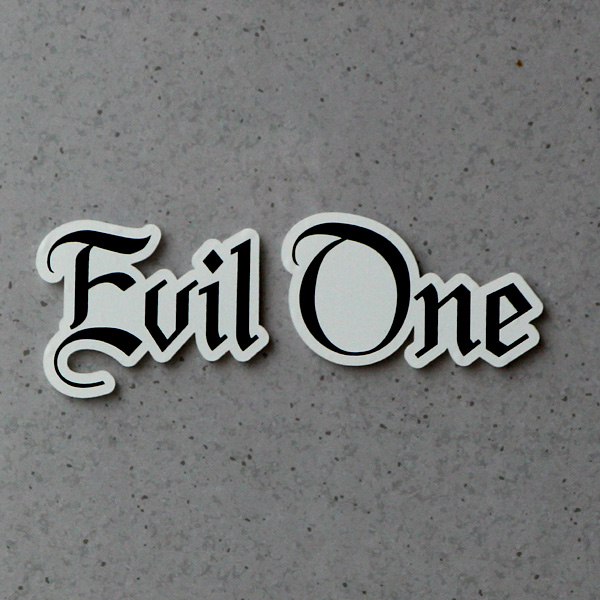 Old English Style Evil One® Motorcycle Decals