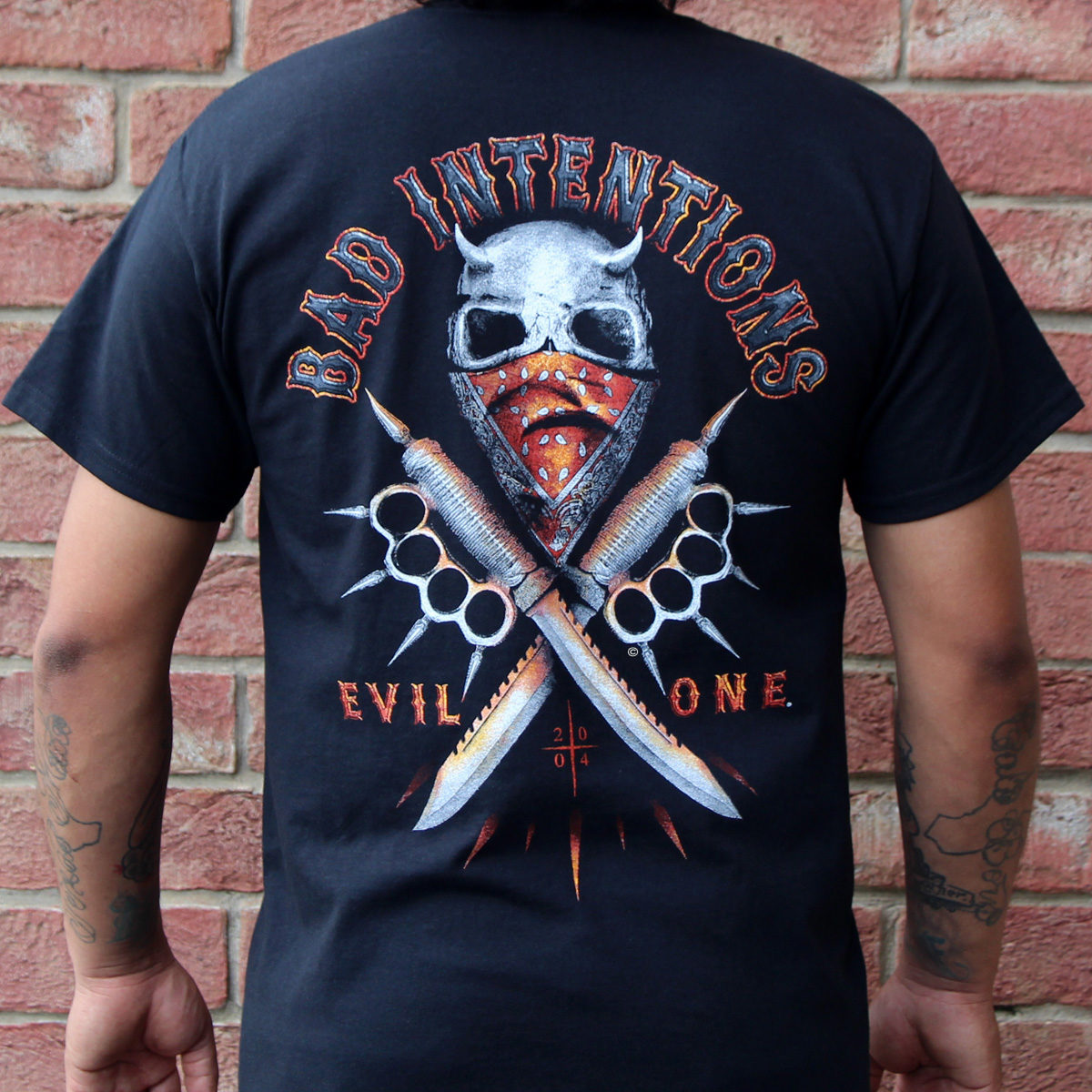 Bad Intentions Spiked Brass Knuckles T-Shirt