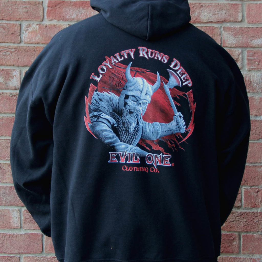 Men's Biker Hoodies - Original Motorcycle Artwork Sweatshirts | Evil One®